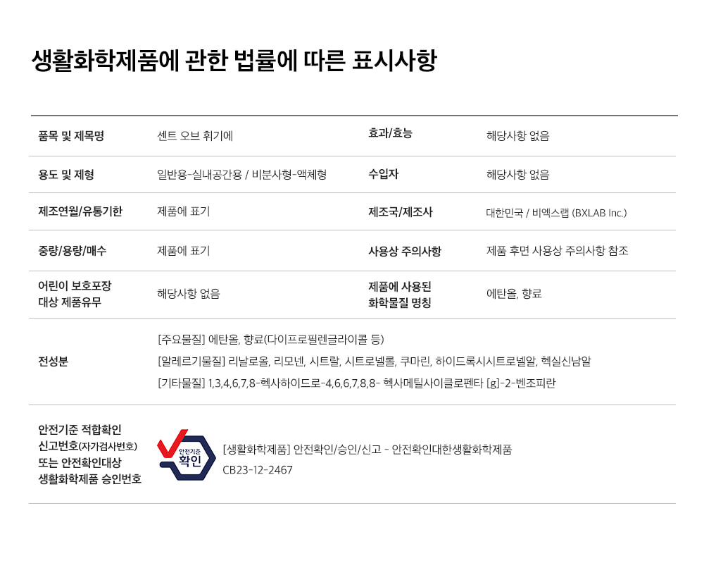 에리쏭 무화과향 디퓨저 센트 오브 휘기에 750ml 상세 이미지 15