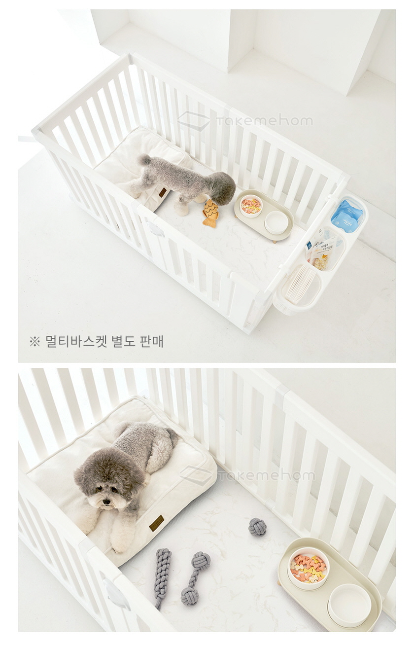 텍미홈 이동식 펫룸 더블 강아지 애견 울타리 펜스 상세 이미지 12